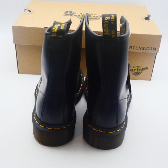 NEW Dr. Martens Women's 6 1460 Smooth Black Leather Combat Boots - Picture 7 of 10